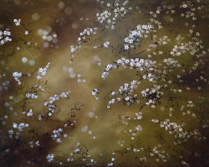 Awakening (2019), oil on canvas by Julia Anne Taylor