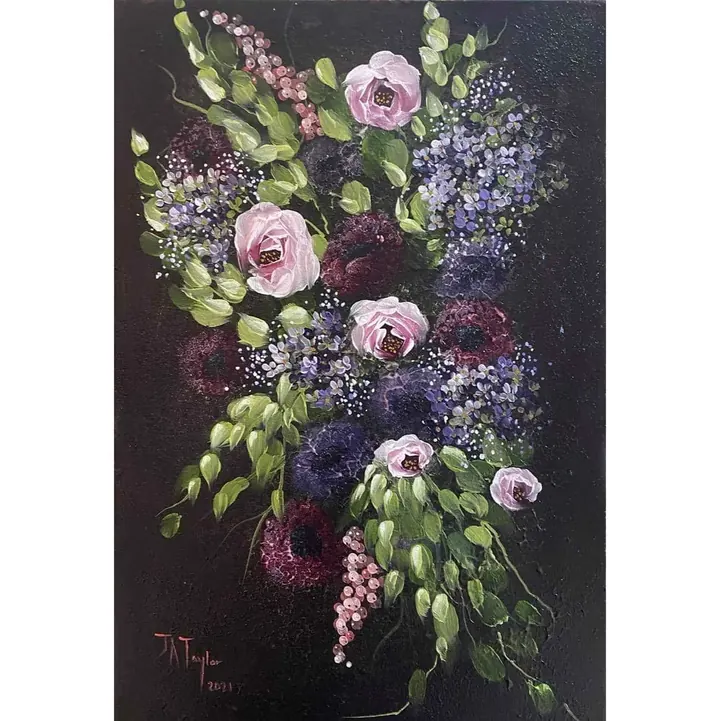 Bouquet (2021), oil on canvas by Julia Anne Taylor