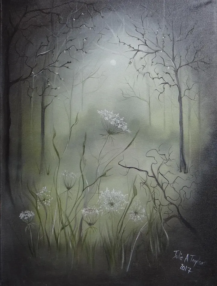Enchanted (2017), oil on canvas by Julia Anne Taylor