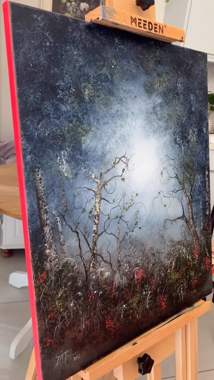 Frost (2021), oil on canvas by Julia Anne Taylor
