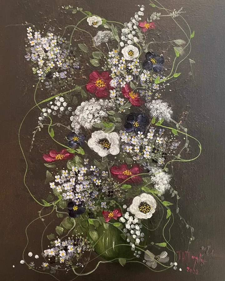 The Arrangement (2022), oil on canvas by Julia Anne Taylor