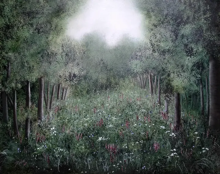 The Clearing (2019), oil on canvas by Julia Anne Taylor