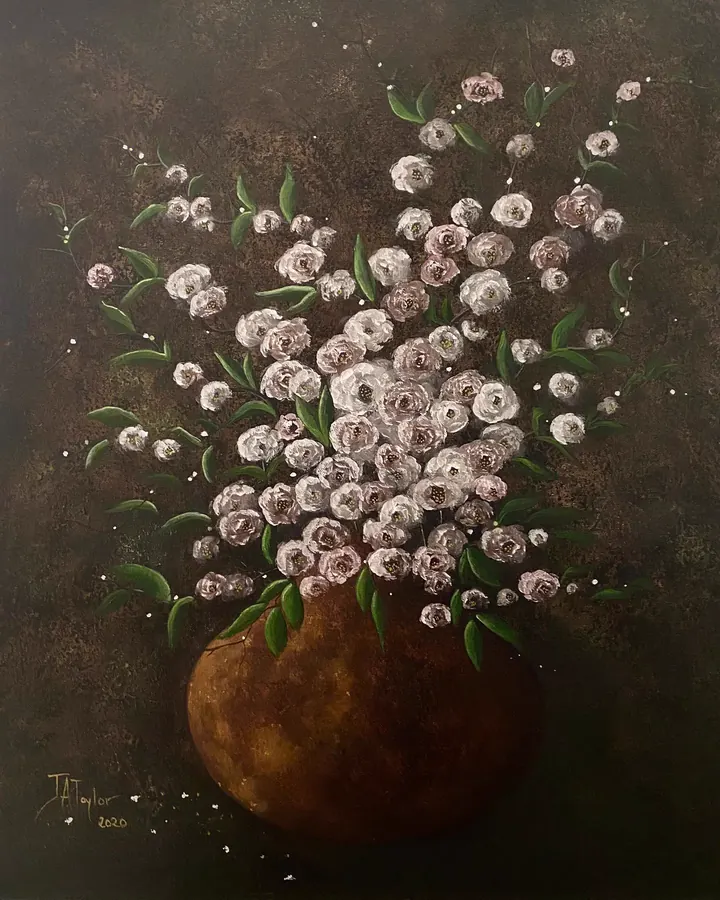 The Copper Vase (2020), oil on canvas by Julia Anne Taylor