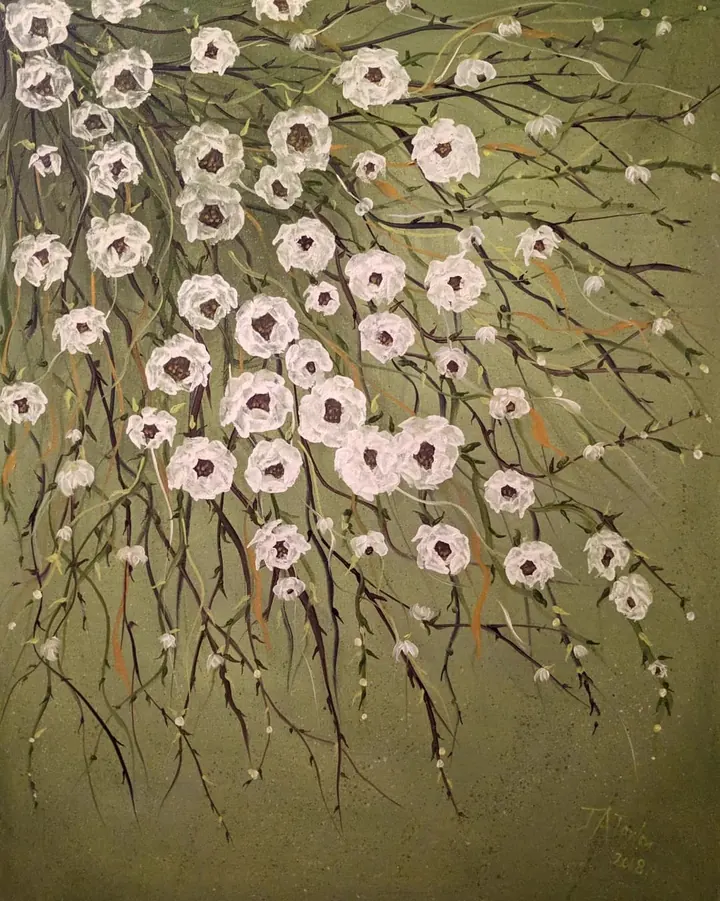 Untitled (2018), oil on canvas by Julia Anne Taylor