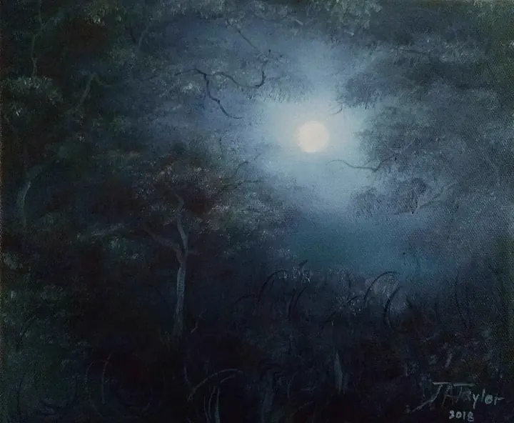 Untitled (2018), oil on canvas by Julia Anne Taylor