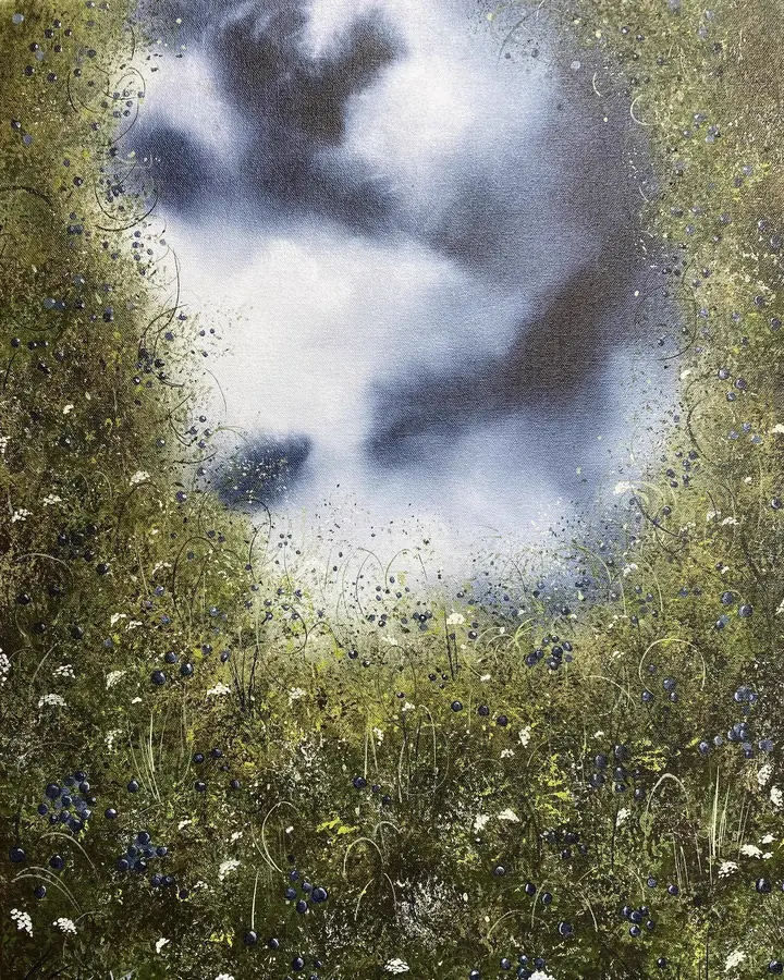 Wild Berries (2019), oil on canvas by Julia Anne Taylor