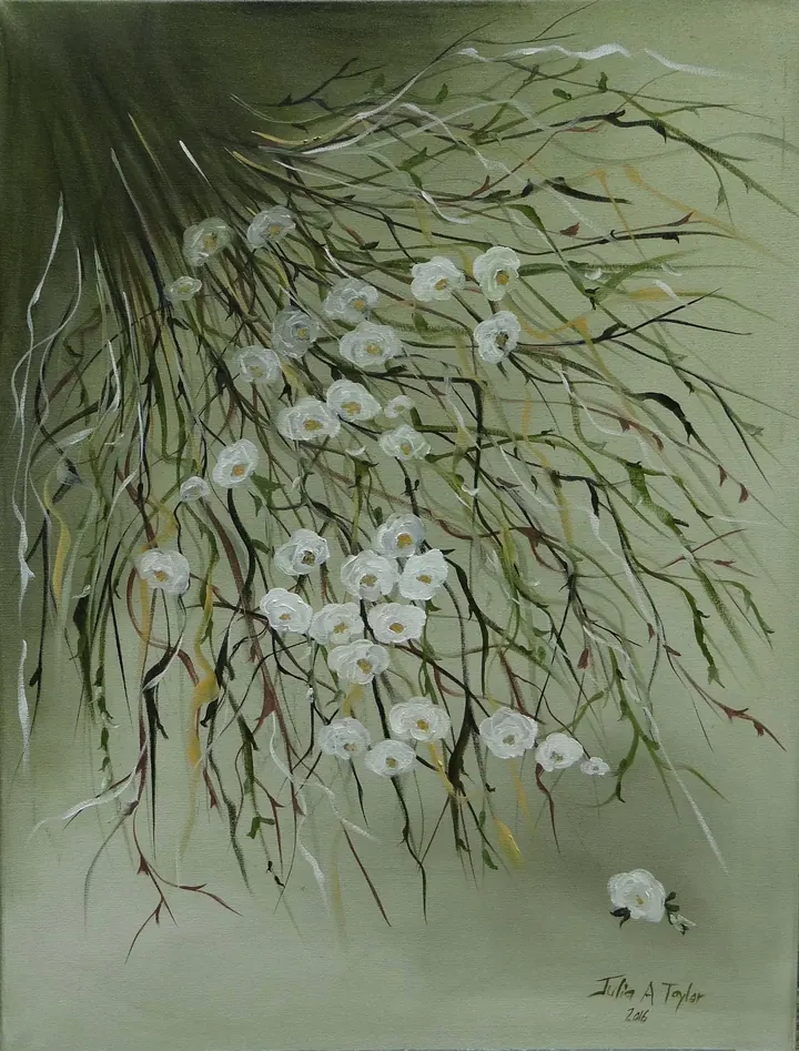 Wild Spring (2017), oil on canvas by Julia Anne Taylor